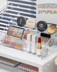 Transparent Storage Box Makeup Organizer Cosmetic Display Case Jewelry Organizer Desktop Holder Clear Makeup Organizer
