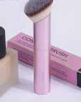 MAANGE Angled Foundation & Concealer Brush – Soft Oblique Buffing Makeup Tool