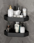 Aluminium Bathroom Shower Shelf – Wall-Mounted Shampoo & Makeup Organizer Rack