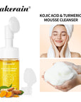 Turmeric Foaming Face Wash – Brightening Cleanser for All Skin Types