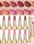 Luxurious Hollow Out Lipstick – Matte Pearlescent Glitter Velvet Waterproof Lip Gloss
