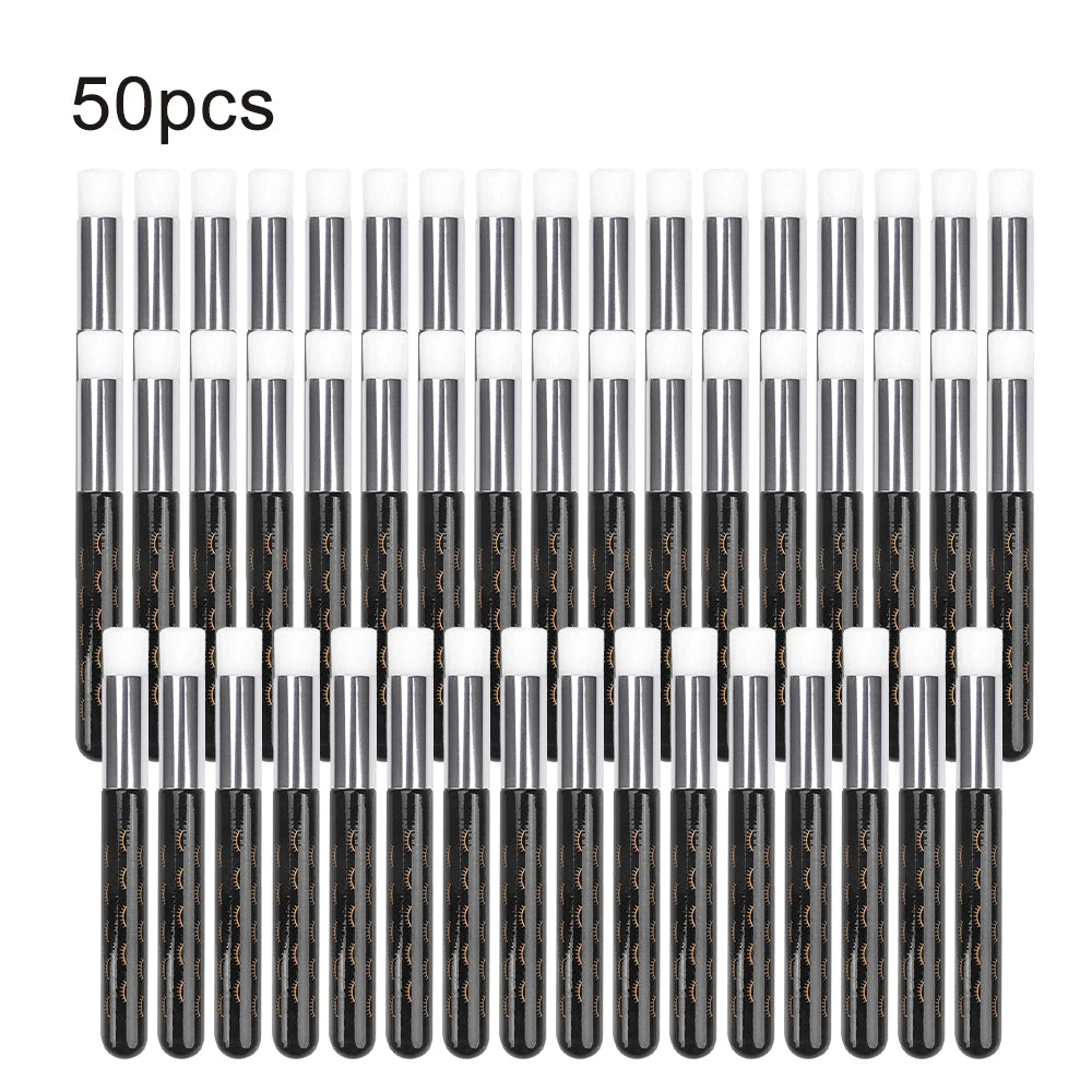 Eyelash Cleaning Brush &amp; Lash Shampoo Applicator – Pore Blackhead Remover Tool (5/20/50 Pack)