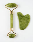 Jade Roller & Gua Sha Facial Massage Set