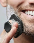 Men's Silicone Face Cleansing Brush – Deep Pore Scrubber & Shave Massage Tool