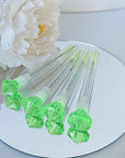 20-Pack Diamond Lash Spoolie Brush – Disposable Eyelash Mascara Wand in Tube