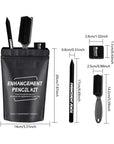 Beard Filler Pen Set – Barber Styling Pencil with Enhancer Brush & Hairline Liner