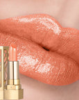 Luxurious Hollow Out Lipstick – Matte Pearlescent Glitter Velvet Waterproof Lip Gloss