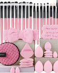 20-Piece Eye Shadow Makeup Brush Set – Soft Bristle Eyebrow & Eyeliner Brushes