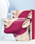 5-Piece V-Shaped Firming Face Mask – Peptide & Collagen Hydrating Gel Patches