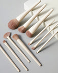 Professional Makeup Brush Set – Multi-Color Complete Cosmetic Brush Collection with Bag