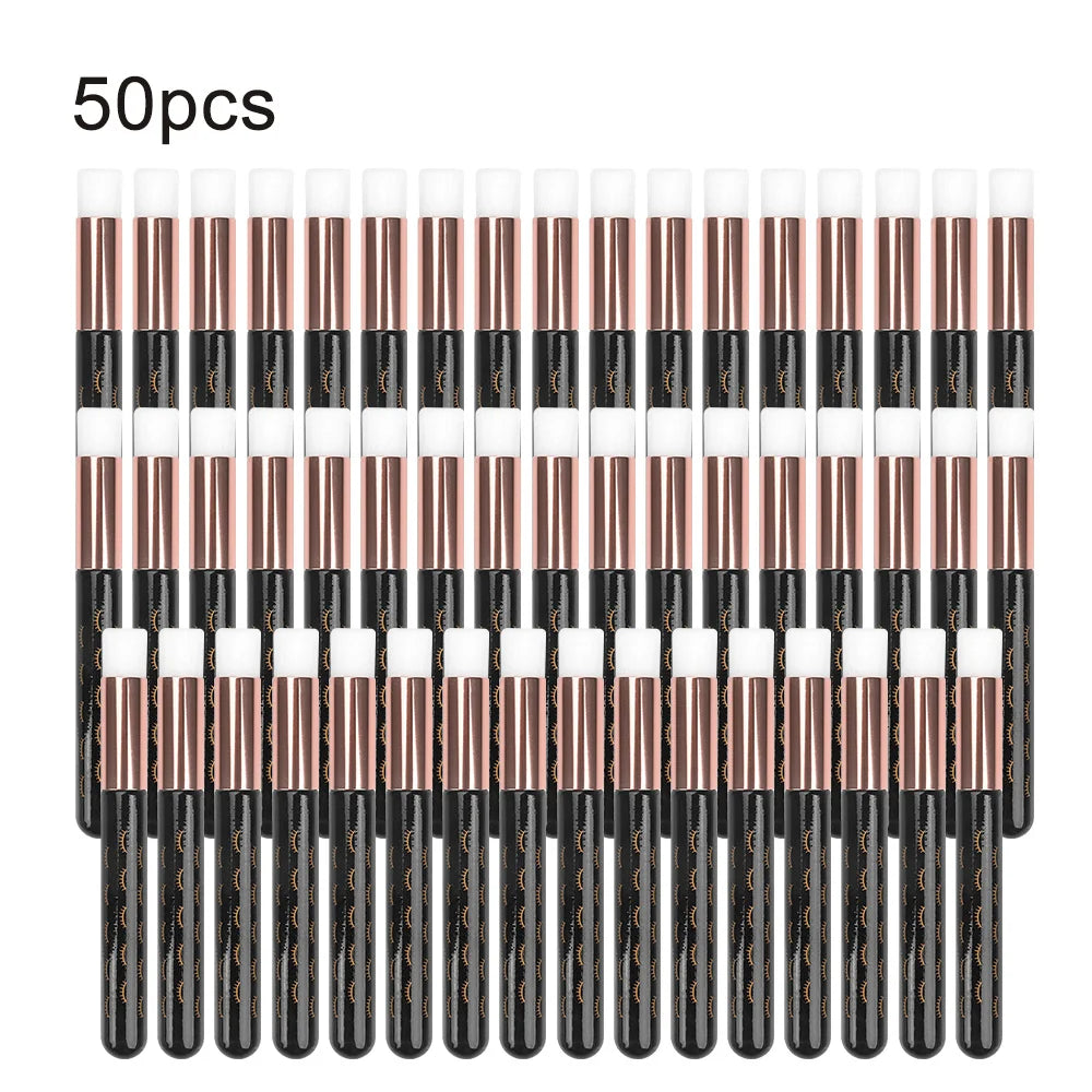 Eyelash Cleaning Brush &amp; Lash Shampoo Applicator – Pore Blackhead Remover Tool (5/20/50 Pack)
