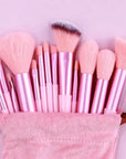 Professional Makeup Brush Set – Multi-Color Complete Cosmetic Brush Collection with Bag