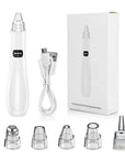 Electric Blackhead Remover Vacuum – Pore Suction Cleansing Device (White)