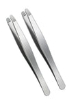 Heavy-Duty Stainless Steel Eyebrow & Facial Hair Tweezers – Sharp Tip Professional Gift