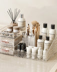 Multi-Compartment Makeup Organizer – Cosmetic Storage Box in 4 Colors
