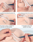 Brow Mapping Ruler & Eyebrow Shaping Stencil – 1-Minute Microblading Design Tool