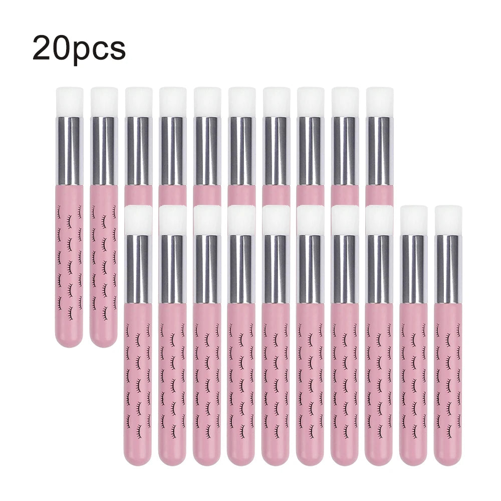 Eyelash Cleaning Brush &amp; Lash Shampoo Applicator – Pore Blackhead Remover Tool (5/20/50 Pack)