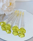 20-Pack Diamond Lash Spoolie Brush – Disposable Eyelash Mascara Wand in Tube