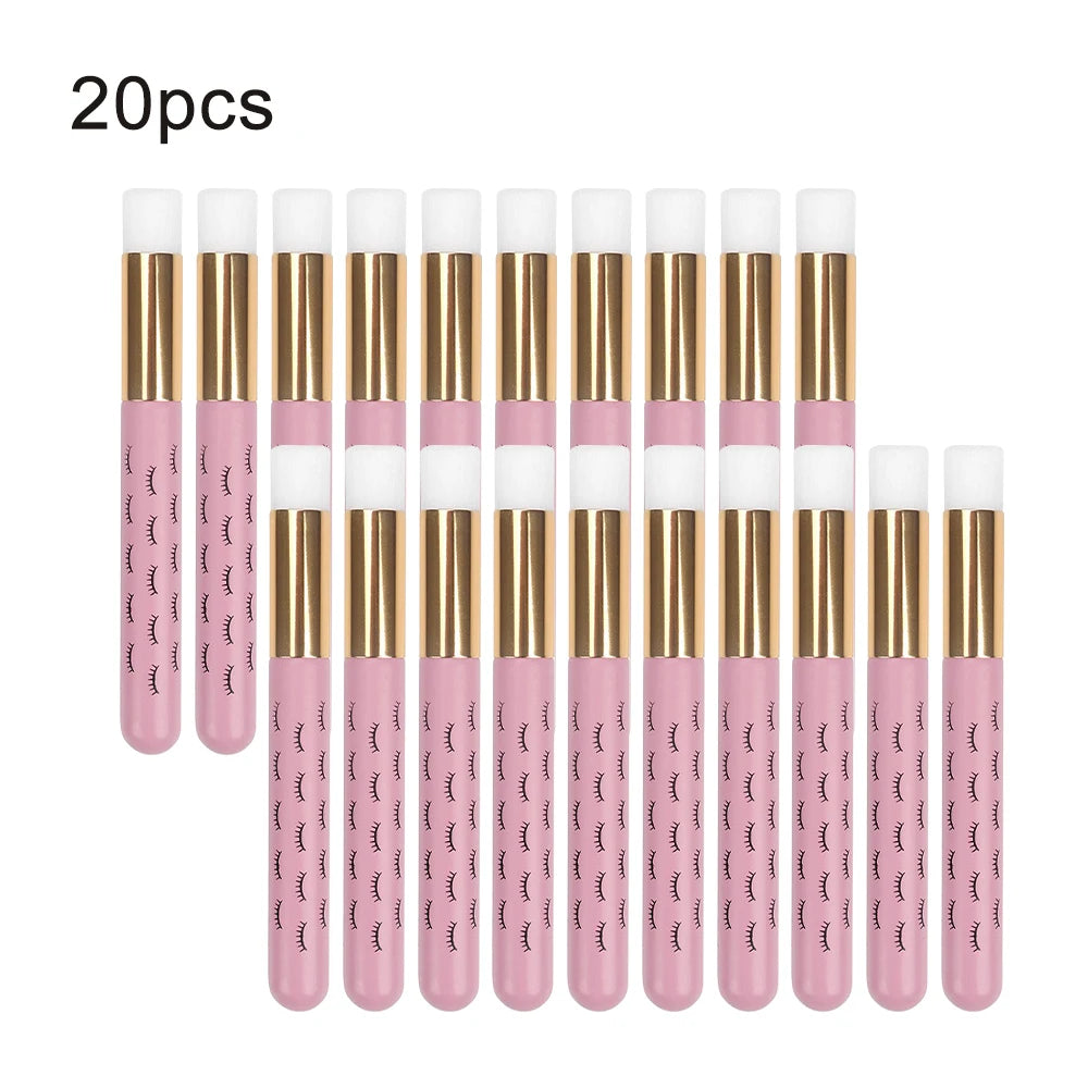 Eyelash Cleaning Brush &amp; Lash Shampoo Applicator – Pore Blackhead Remover Tool (5/20/50 Pack)