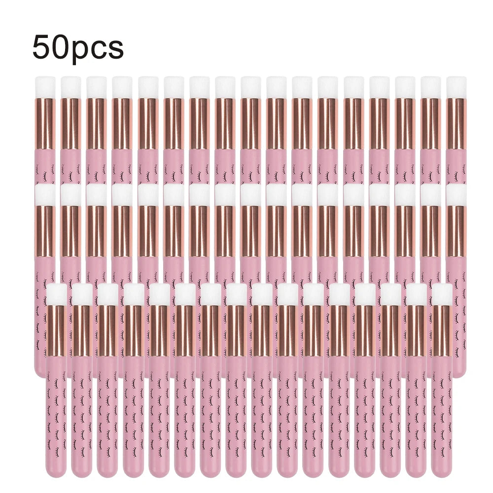 Eyelash Cleaning Brush &amp; Lash Shampoo Applicator – Pore Blackhead Remover Tool (5/20/50 Pack)