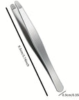 Heavy-Duty Stainless Steel Eyebrow & Facial Hair Tweezers – Sharp Tip Professional Gift