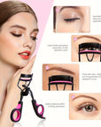 Women's Heavy-Duty Eyelash Curler – Ergonomic Contoured Handle with Long-Lasting Lift