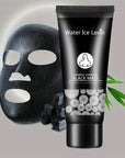 Bamboo Charcoal Black Peel-Off Mud Mask – Deep Pore Cleansing Moisturizing Face Mask for Oily Skin