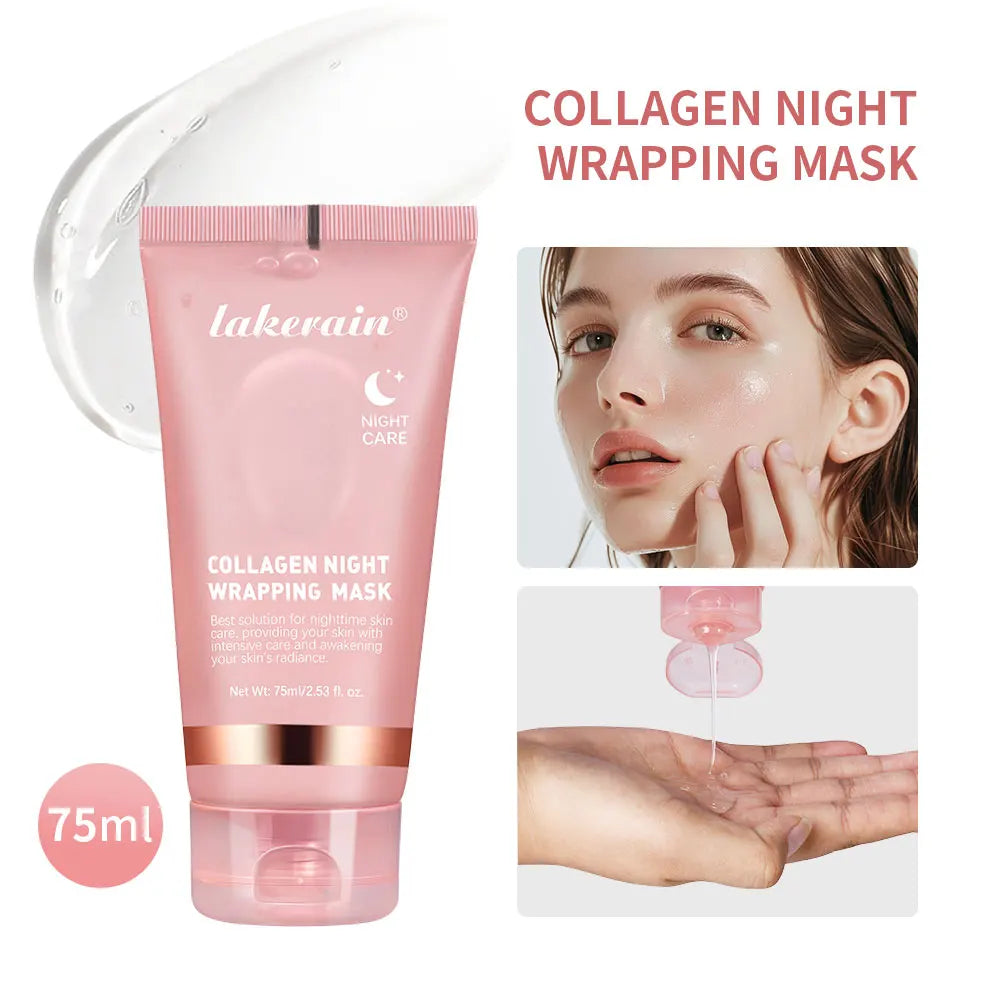 Collagen Peel-Off Jelly Night Mask – Firming Deep Cleansing Overnight Facial Treatment