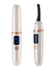 USB Rechargeable Electric Eyelash Curler – 3 Heat Settings & LED Light