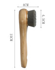Wooden Handle Face Wash Brush – Beech & Bamboo Manual Facial Cleansing Brush