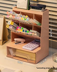 Acrylic Makeup Organizer & Brush Holder – Vanity Countertop Cosmetic Storage