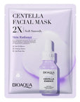 Centella Collagen Face Mask – Vitamin C Hyaluronic Acid Moisturizing Sheet Mask (5/20 Pack)