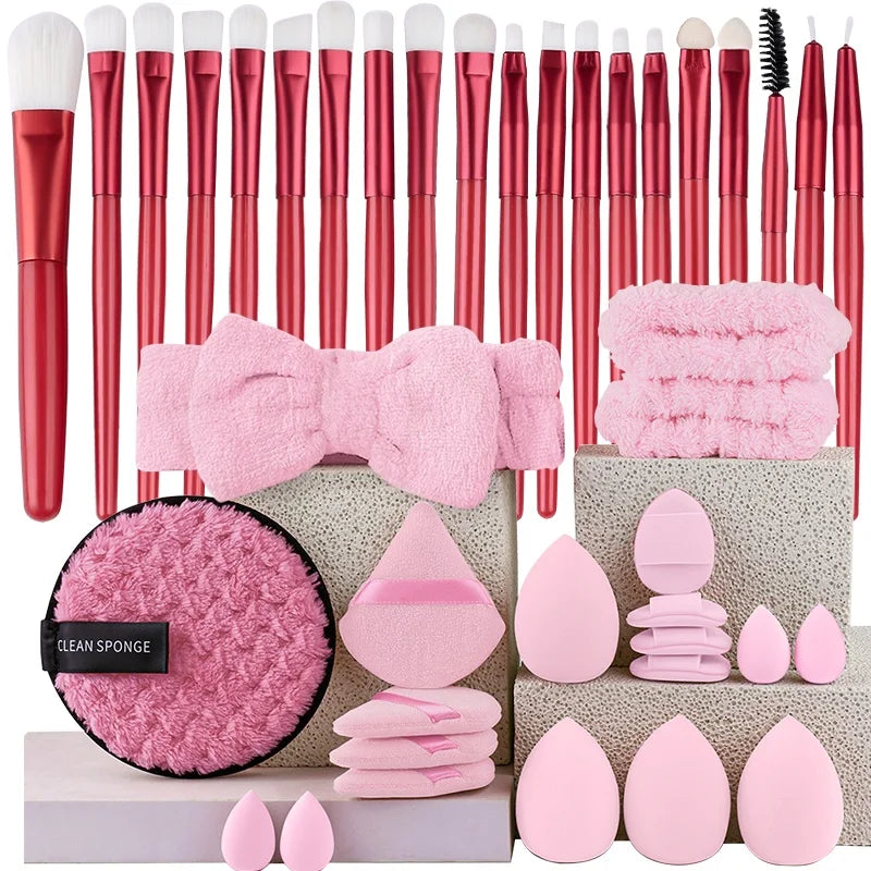 20-Piece Eye Shadow Makeup Brush Set – Soft Bristle Eyebrow &amp; Eyeliner Brushes