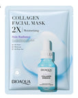 Centella Collagen Face Mask – Vitamin C Hyaluronic Acid Moisturizing Sheet Mask (5/20 Pack)