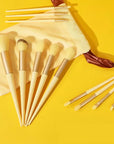 13-Piece Makeup Brush Set – Soft Bristle Cosmetic Brushes in 4 Colors