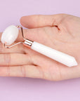Natural Jade Eye & Face Roller Massager – Mini Portable Skincare Tool