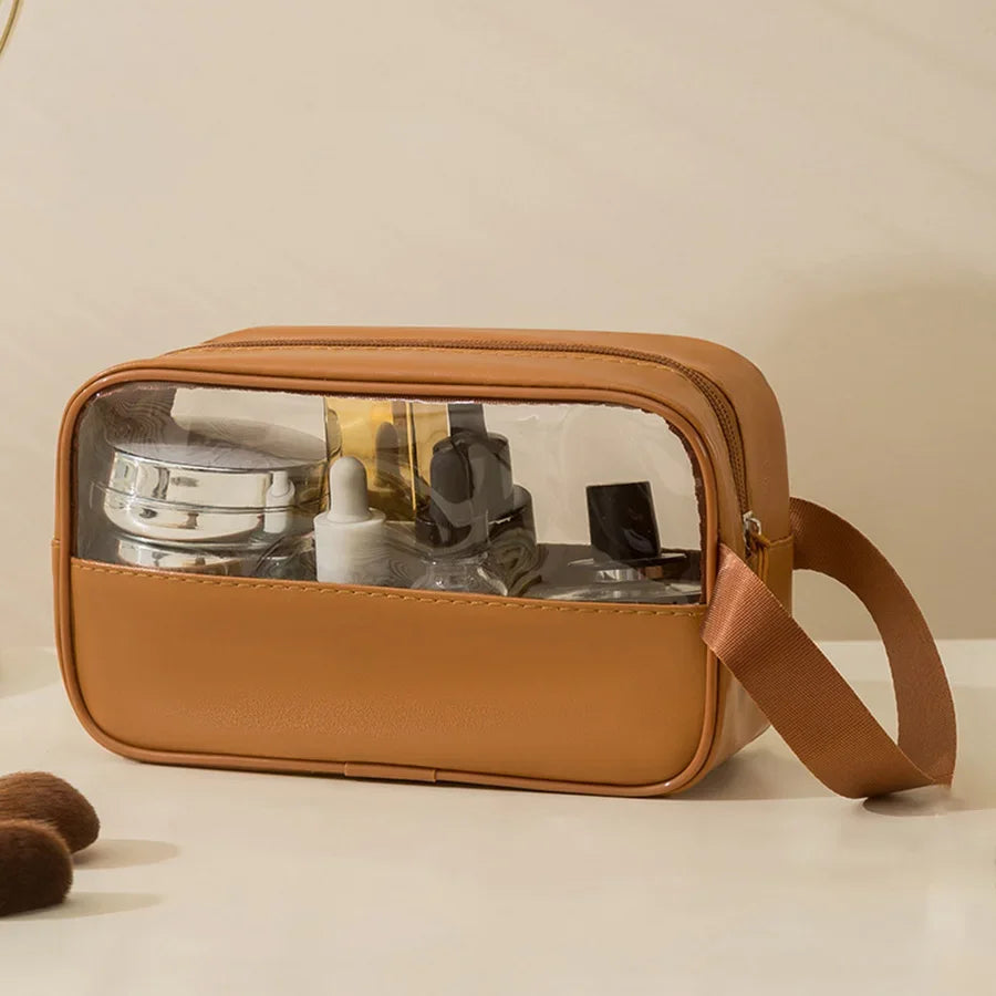 Translucent Waterproof Toiletry Bag – Travel Organizer for Men &amp; Women