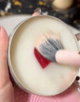 Natural Makeup Brush Cleaner Soap – Portable Outdoor Travel Cosmetic Brush Wash