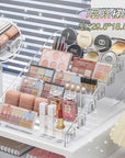 Transparent Storage Box Makeup Organizer Cosmetic Display Case Jewelry Organizer Desktop Holder Clear Makeup Organizer