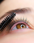 50-Pack Disposable Lash Spoolie Brushes – Wholesale Mascara Wands with Container Case