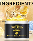 GSWP Gold Snail Mask – Retinol & Snail Mucus Hydrating Firming Face Mask (70g)