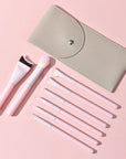 Makeup Brushes Set – Soft Synthetic Cosmetic Brush Kit (Sets A, B & C)