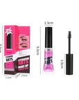 Transparent Hose Eyebrow Glue – Waterproof Quick-Dry Long-Lasting Brow Shaping Gel