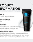 Men's 2-in-1 Facial Scrub – Deep Cleansing Exfoliator for Healthy-Looking Skin