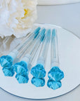 20-Pack Diamond Lash Spoolie Brush – Disposable Eyelash Mascara Wand in Tube