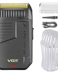 VGR Professional Electric Shaver – Men's Rechargeable Grooming Razor