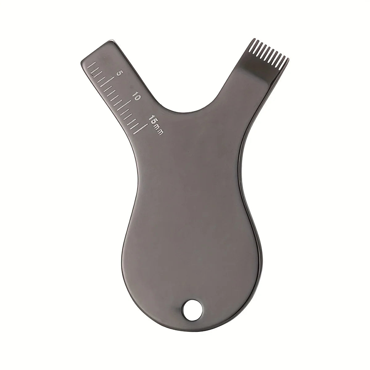 Reusable Stainless Steel Lash Lift Brush – Y-Shape Eyelash Perm &amp; Grafting Comb Tool