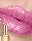 Luxurious Hollow Out Lipstick – Matte Pearlescent Glitter Velvet Waterproof Lip Gloss