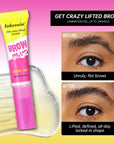 Brow Lamination Gel with Comb – Strong Hold Clear Eyebrow Glue for Defined Brows
