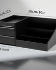 Bathroom Countertop Organizer with Drawers – Cologne & Perfume Stand for Dresser